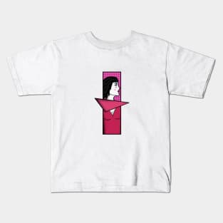 Retro Triangle Dress Girl Kids T-Shirt